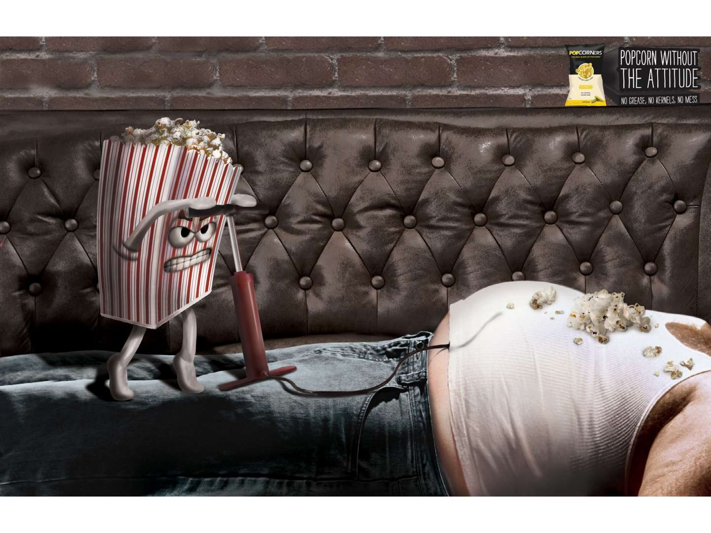 Popcorners Chips Print Campaign