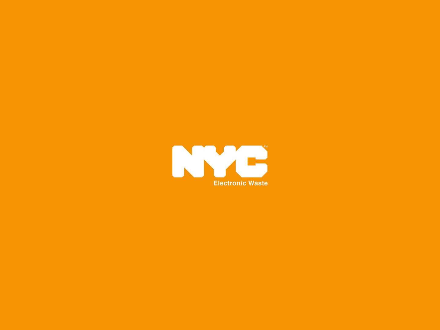 NYC Services: E-Waste