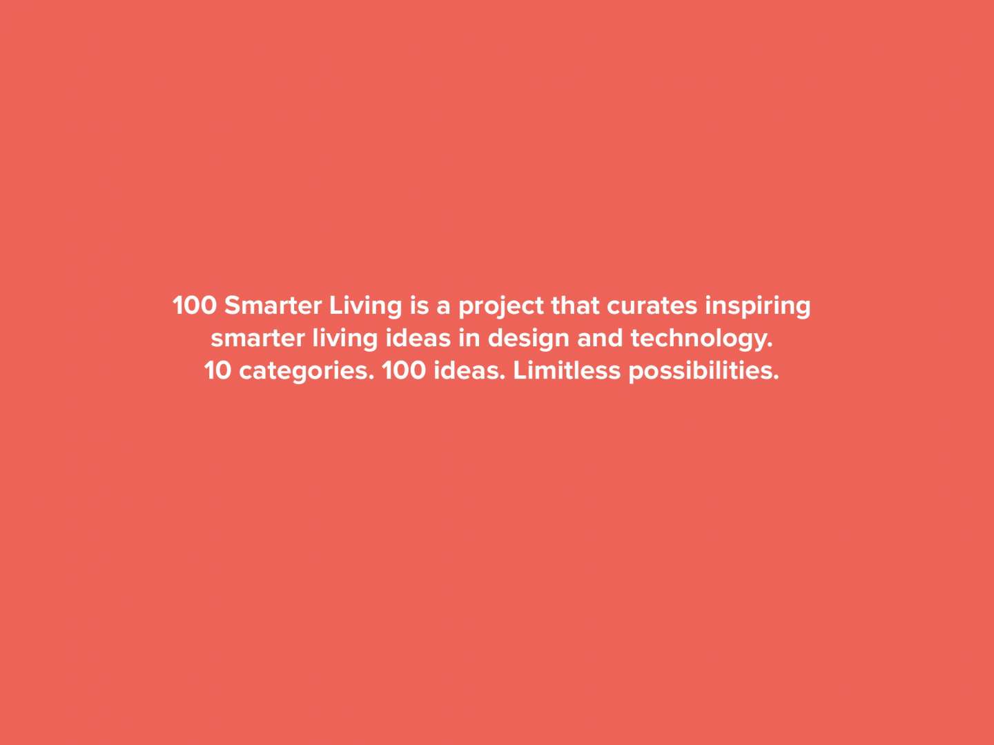 100 Smarter living