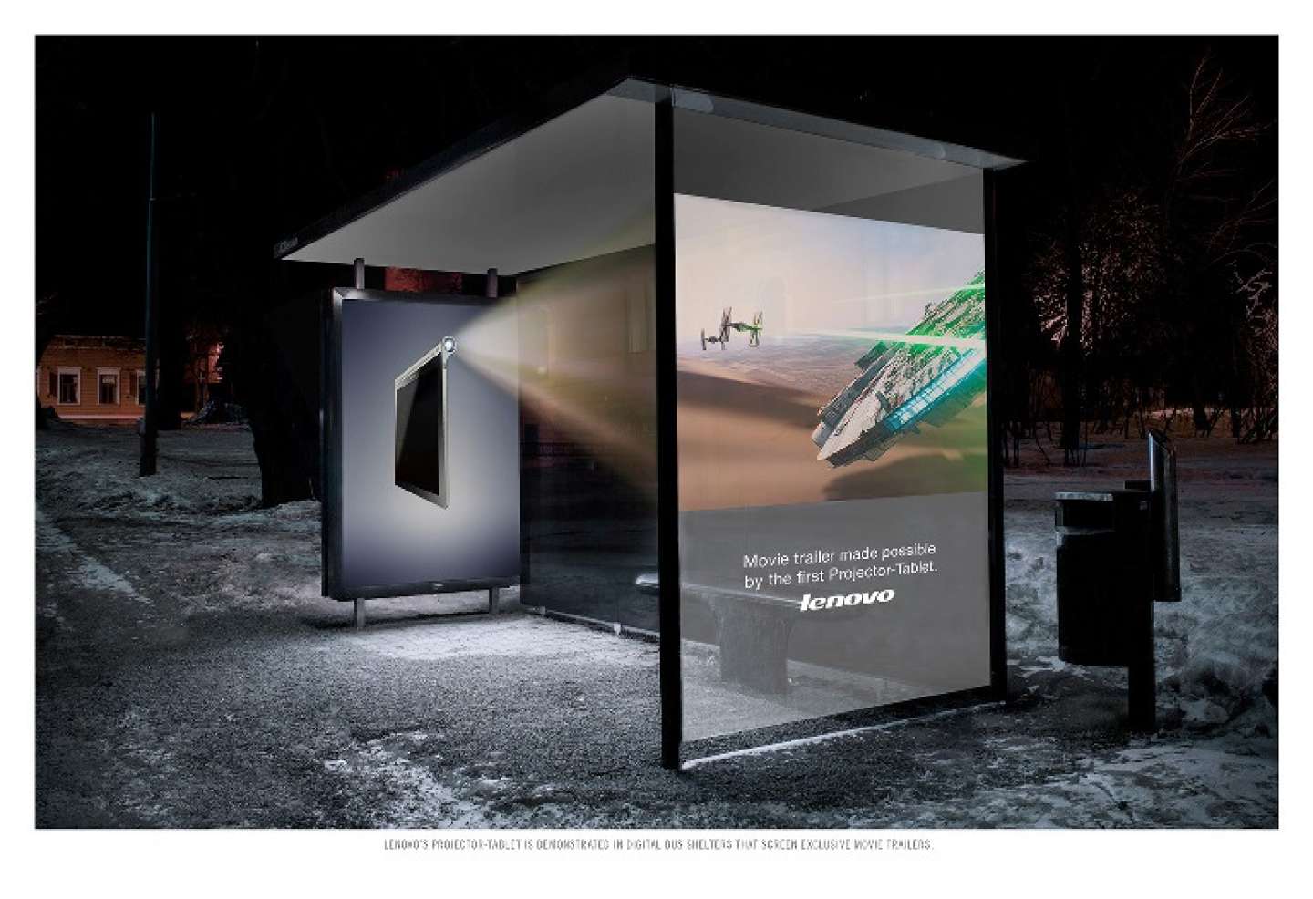 Lenovo The Projection-Tablet Outdoor Campaign