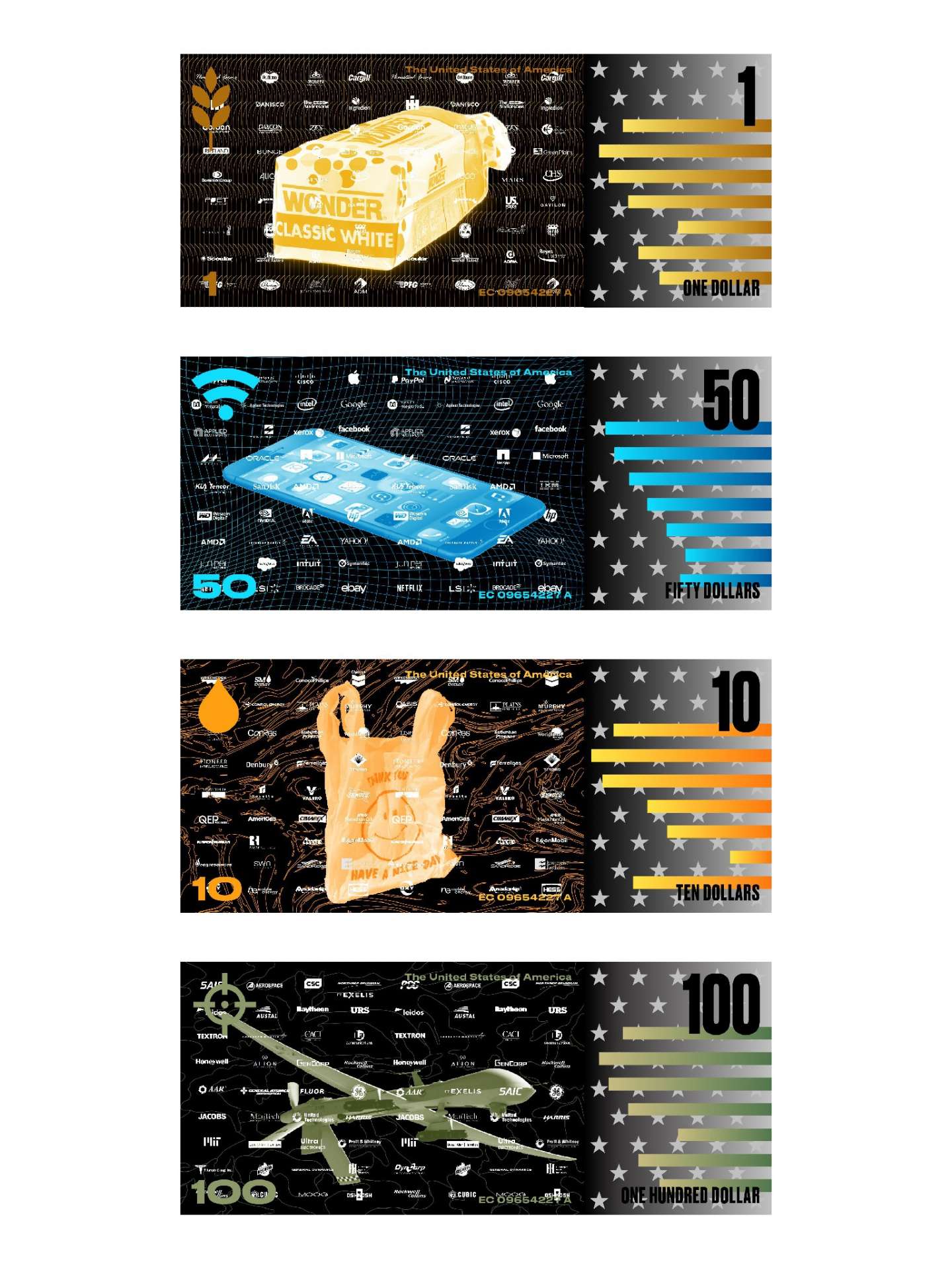 Dystopian US Currency