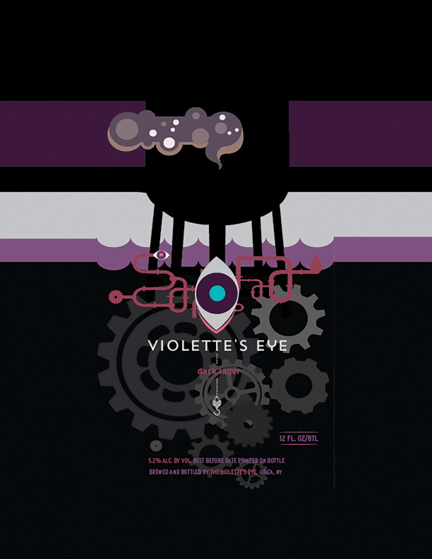 "Violette’s Eye" Beer Package Design
