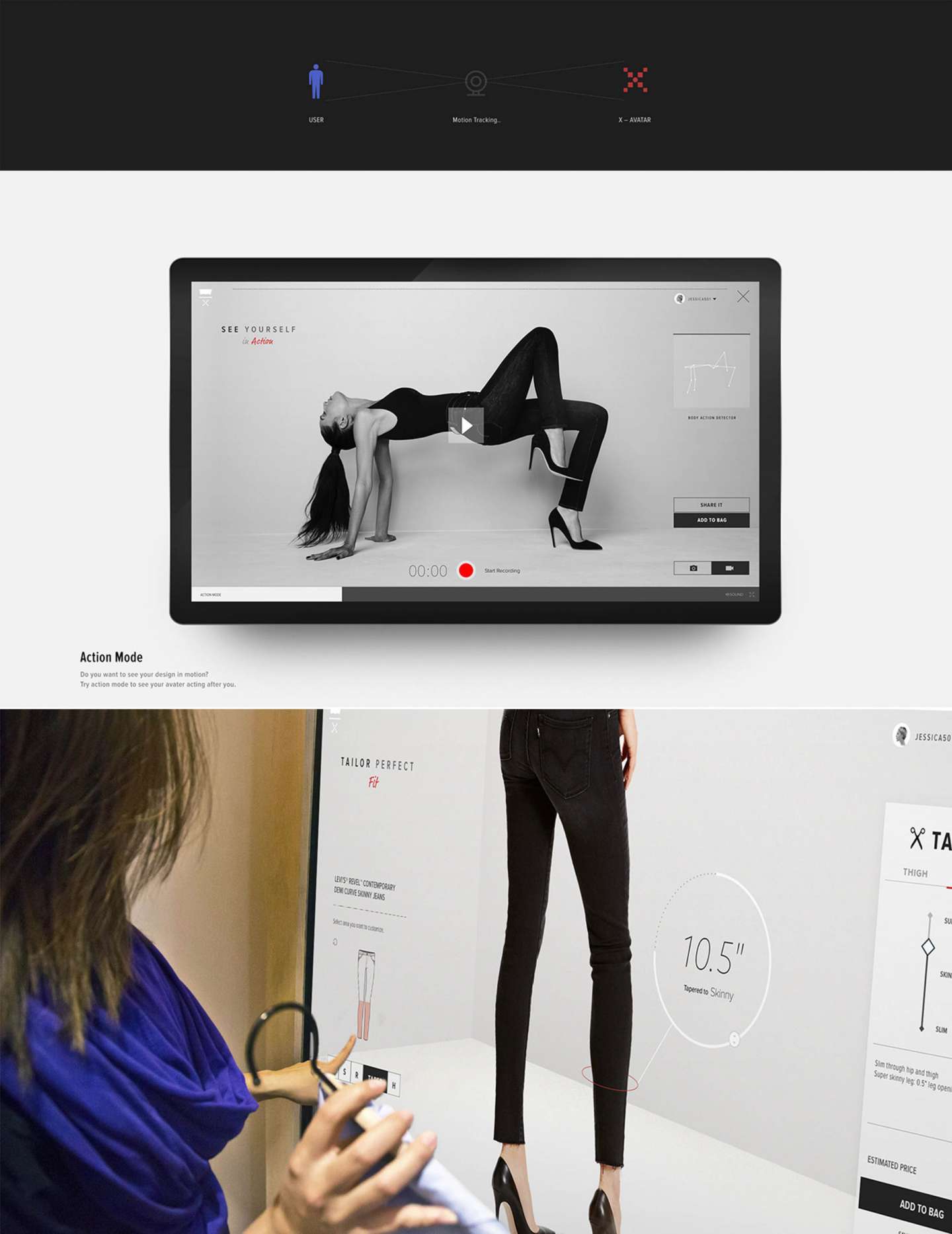 Levi's X - Virtual 3D Tailoring Platform