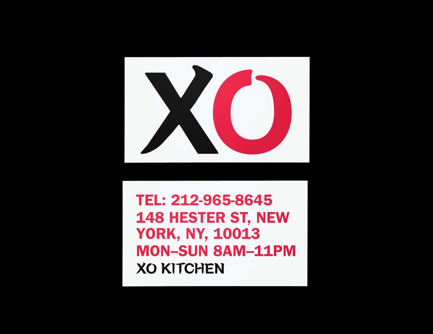XO Kitchen Identity
