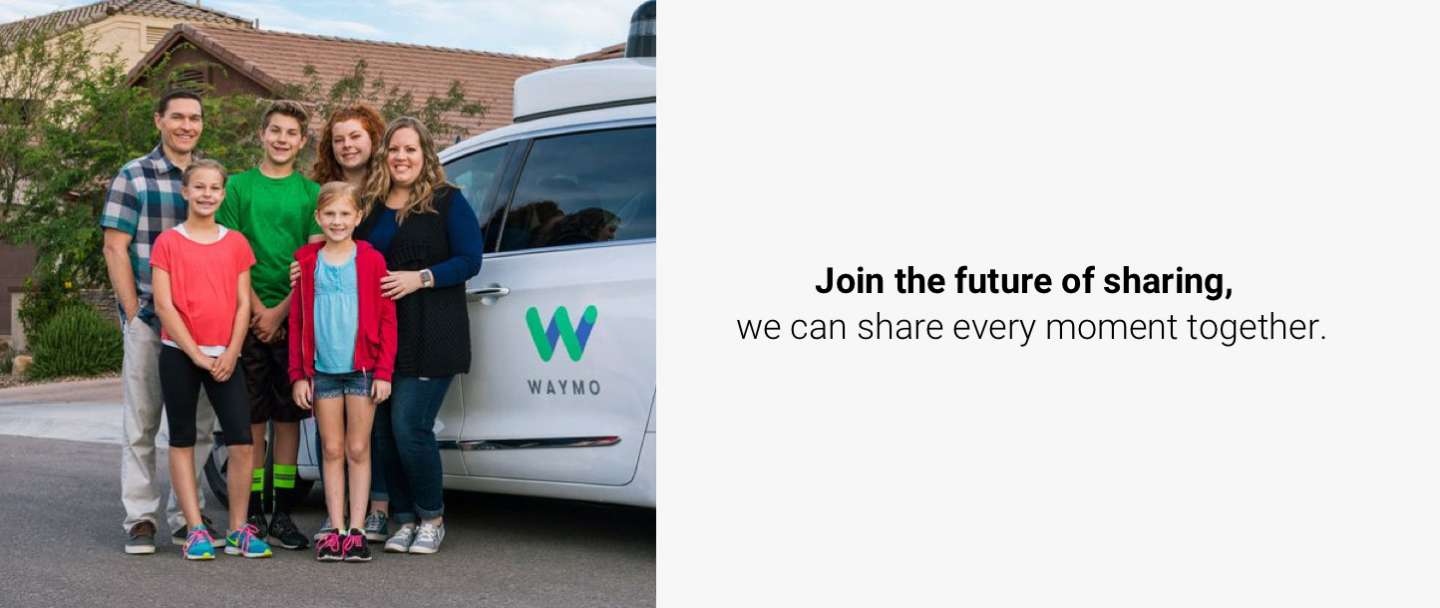 The future of family sharing - Waymo self-driving car riding experience