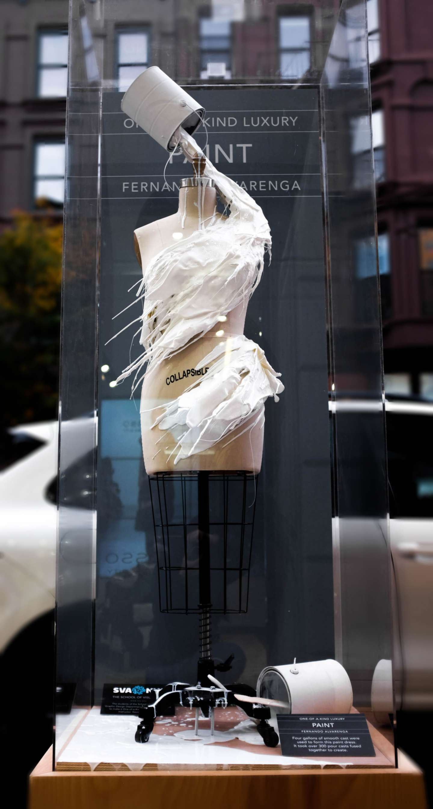 One of a Kind Luxury: Paint Dress