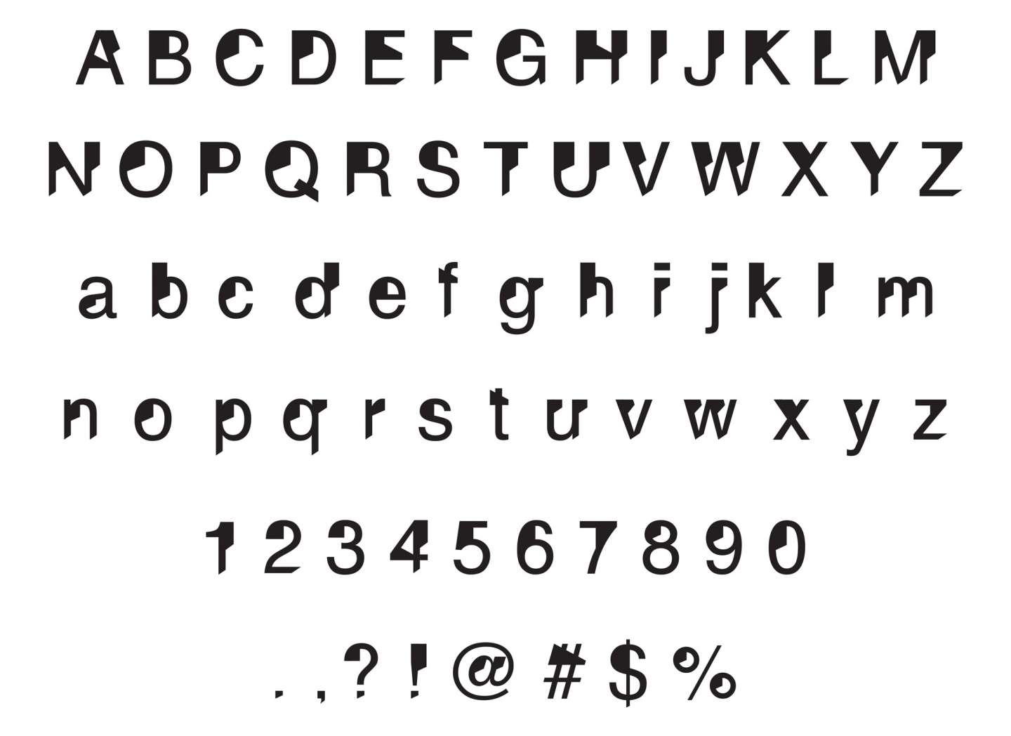 Kilter Typeface