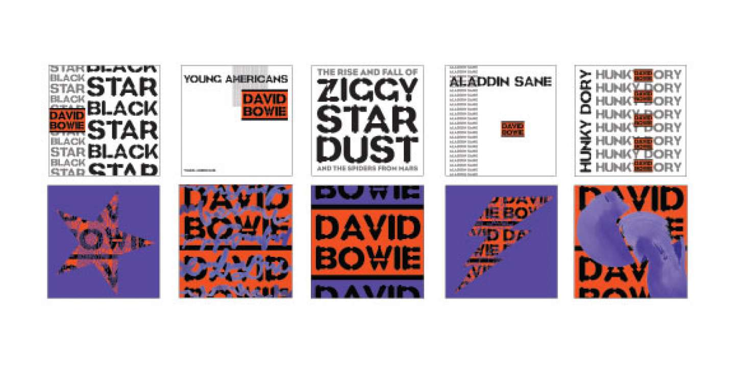 David Bowie Record Covers