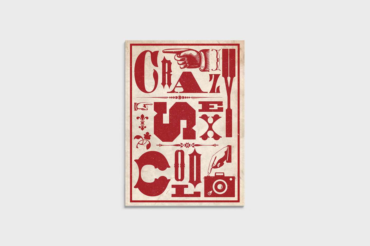 Crazy Sexy Cool - Woodtype