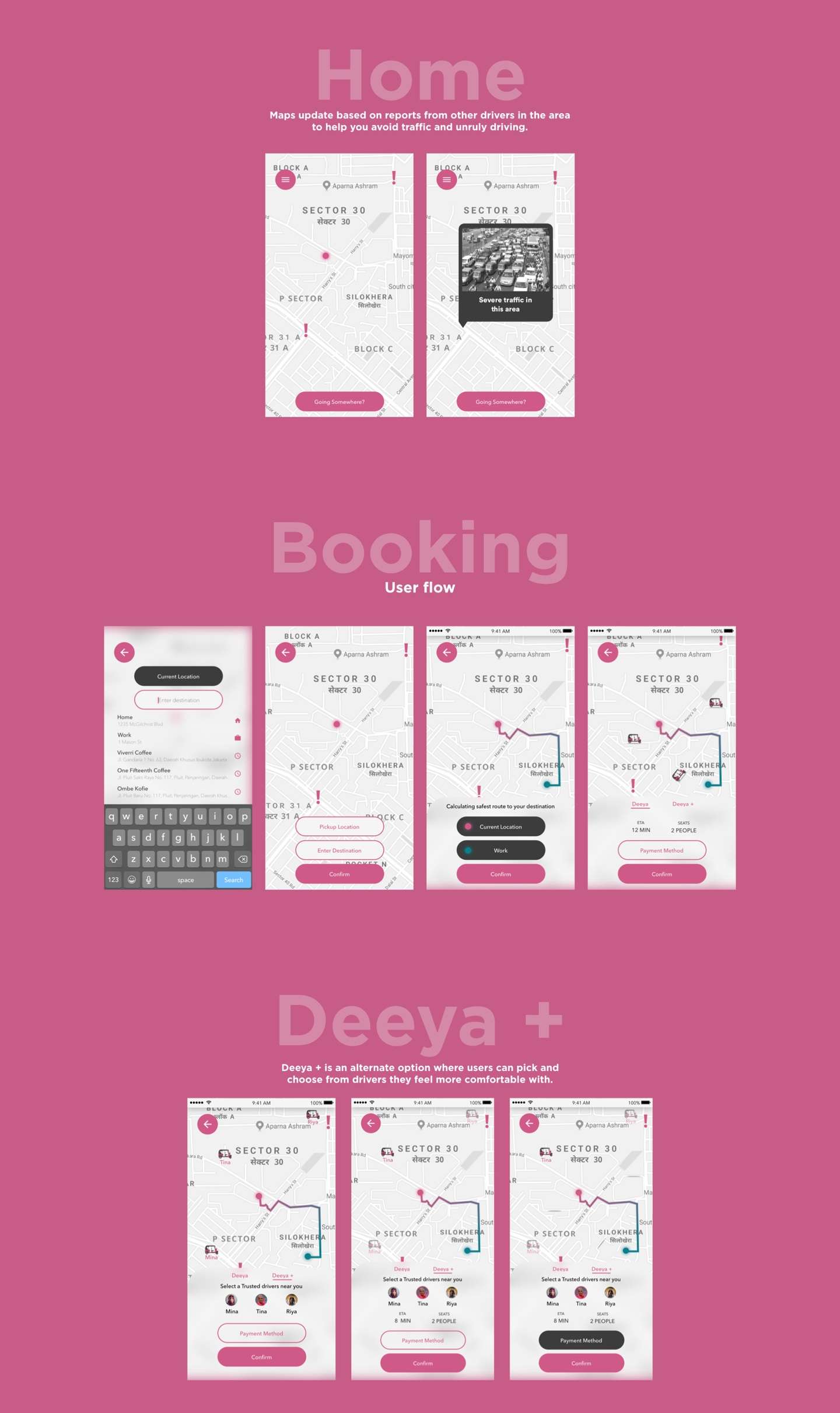Deeya: Transportation App