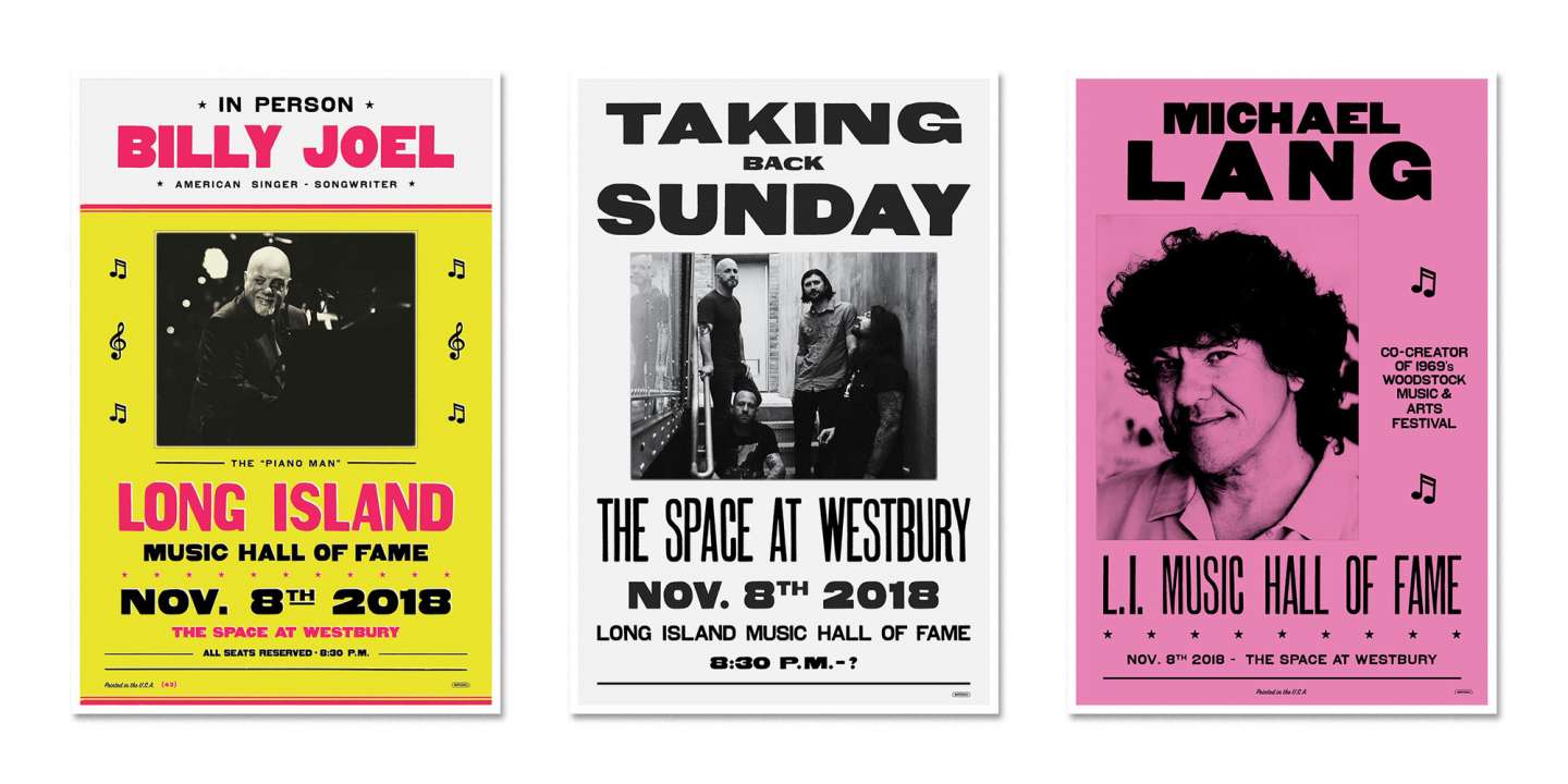 Long Island Music Hall of Fame Posters