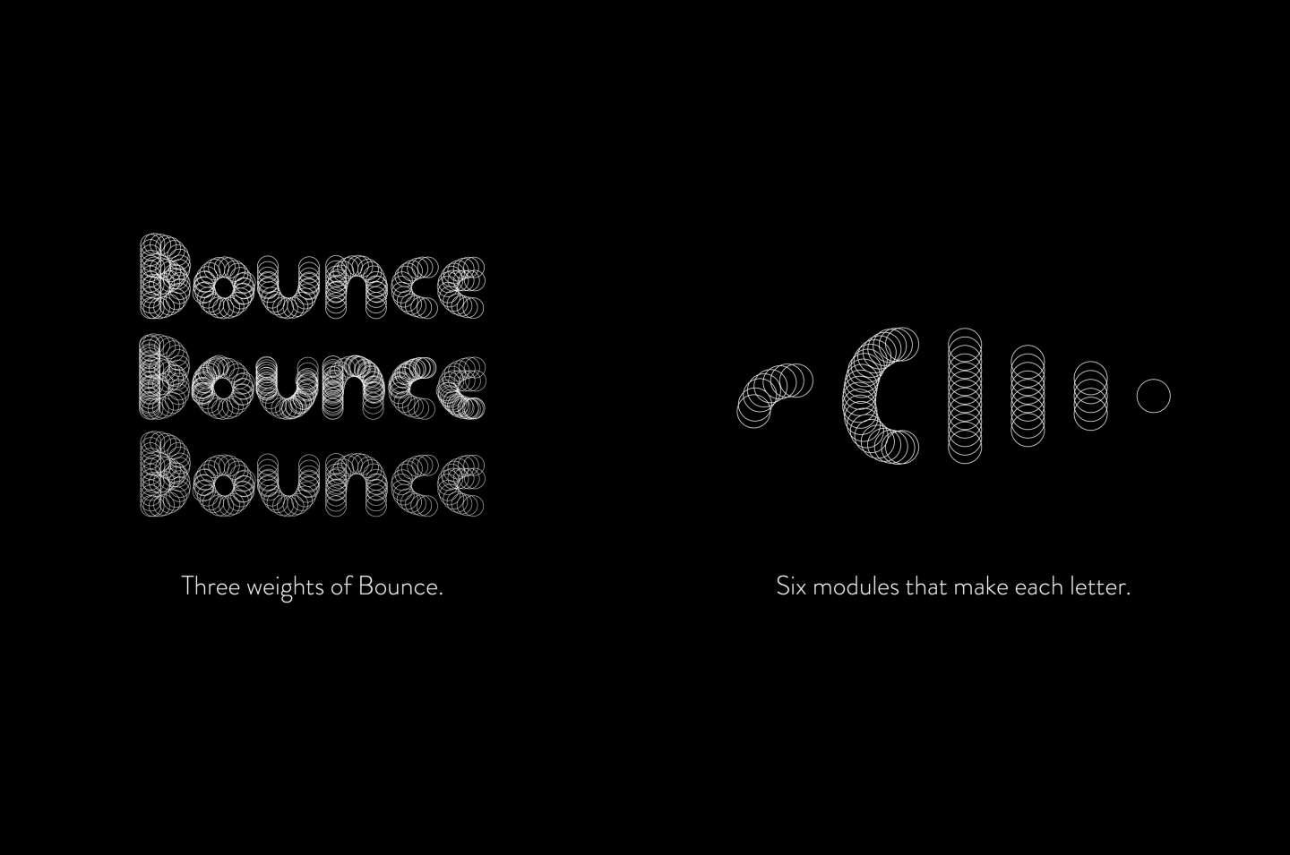 Bounce Typeface