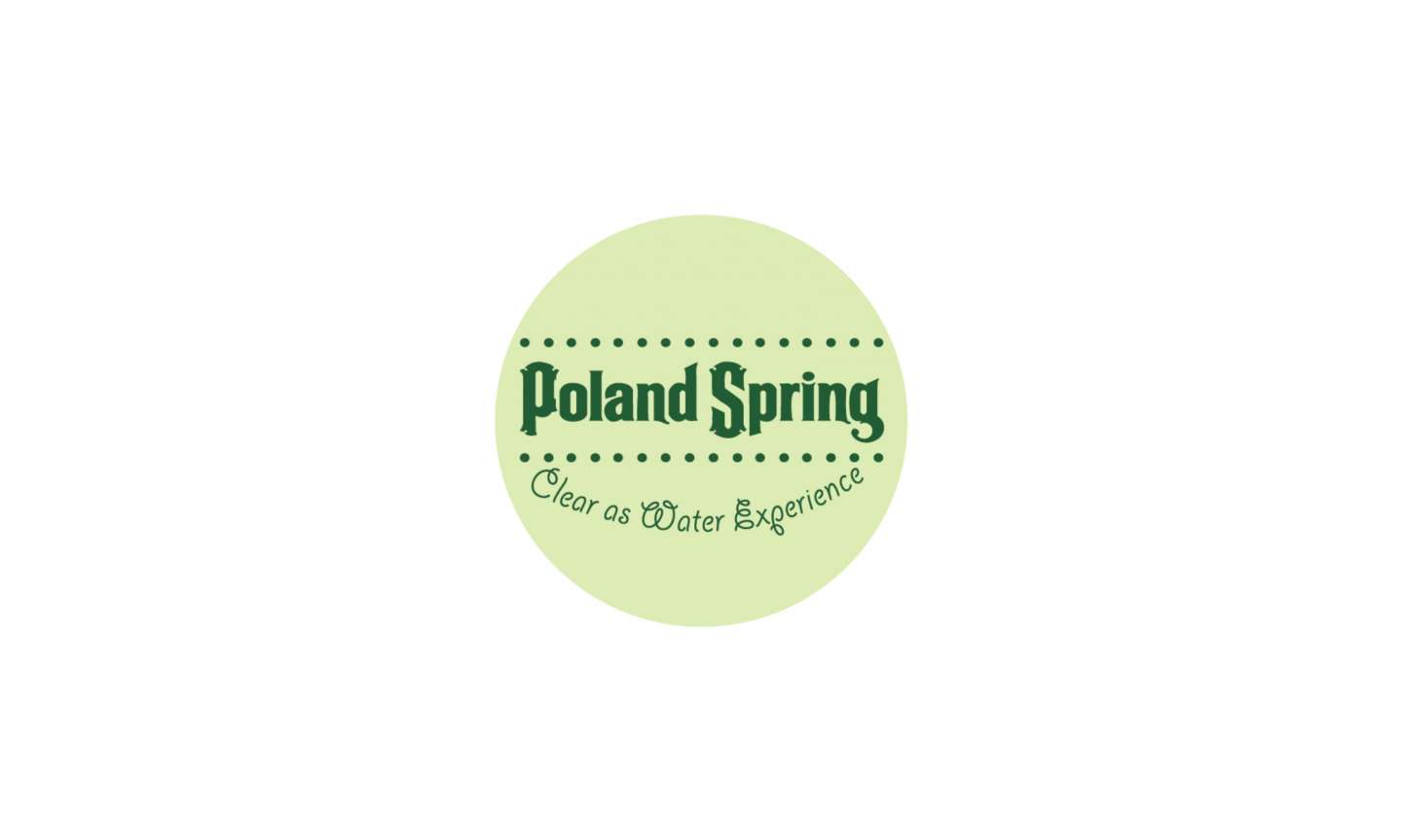 Poland Spring's Clear as Water Experience