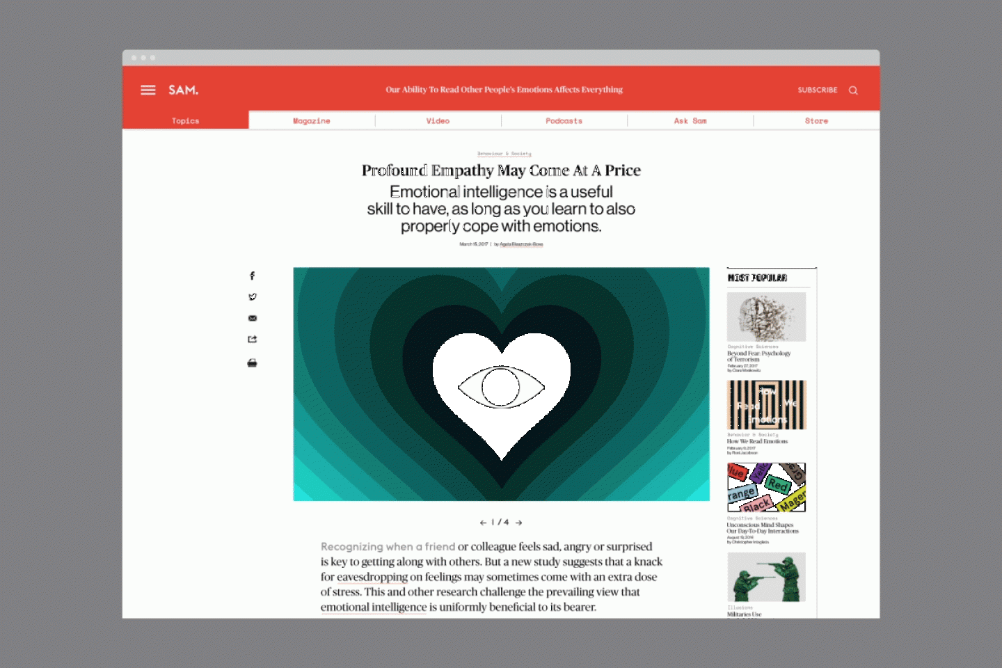 Scientific American Mind—Rebrand & Digital Design