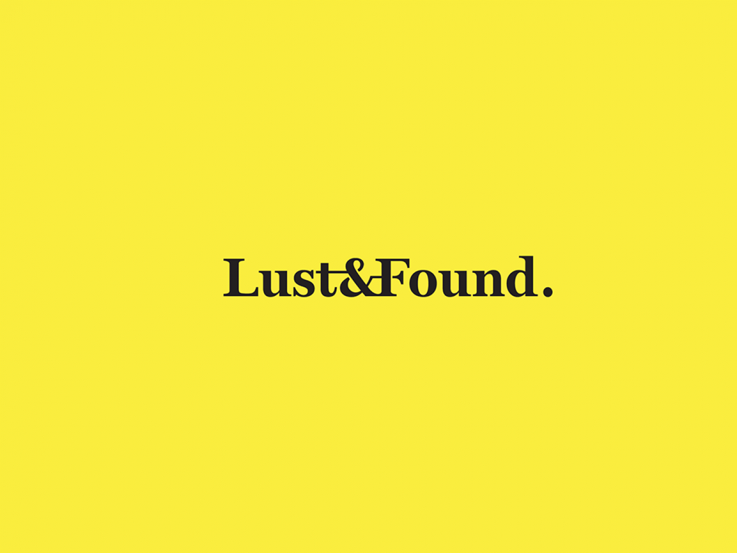 Lust & Found