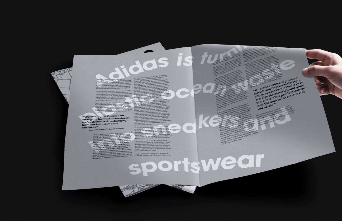 Adidas Newspaper