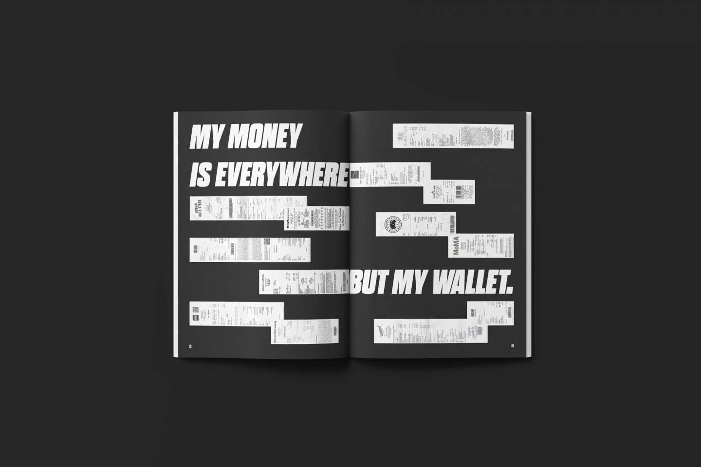 RECEIPT BOOK "WHERE DID MY MONEY GO"