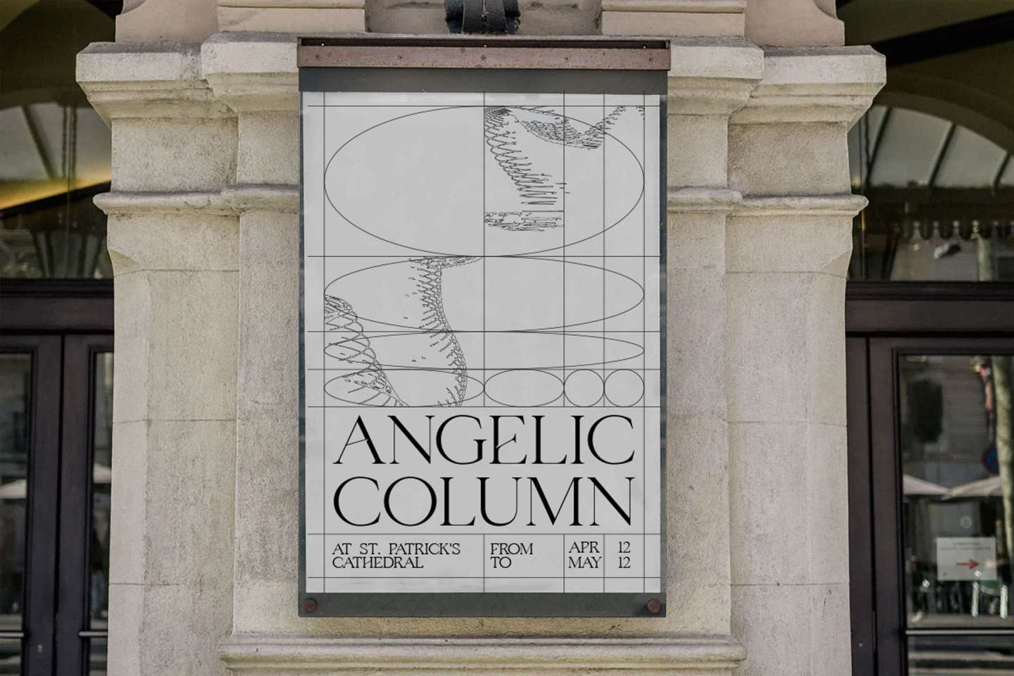 Biblical Angel Design for Columns at St. Patrick's Cathedral