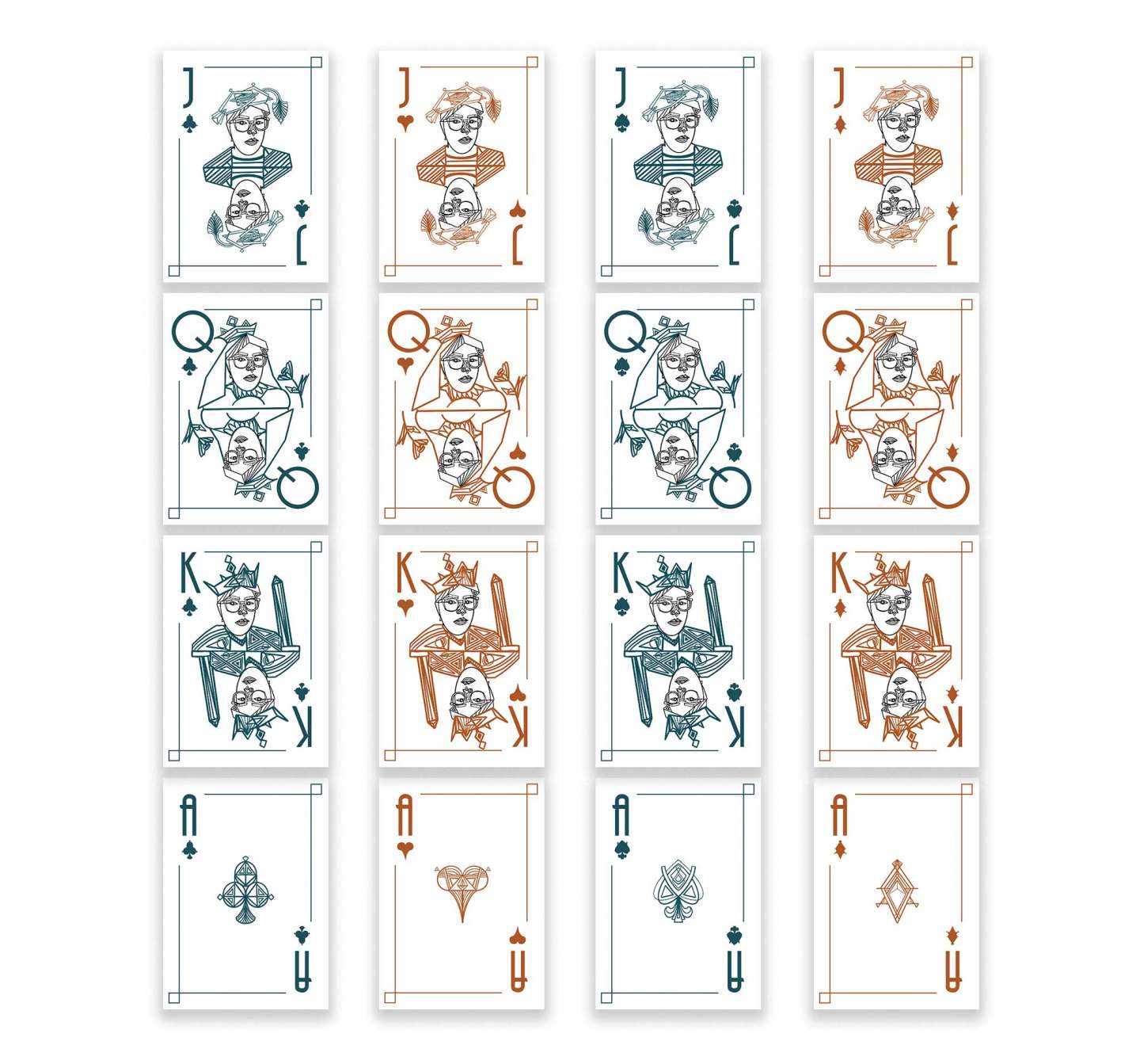Art Deco Playing Cards