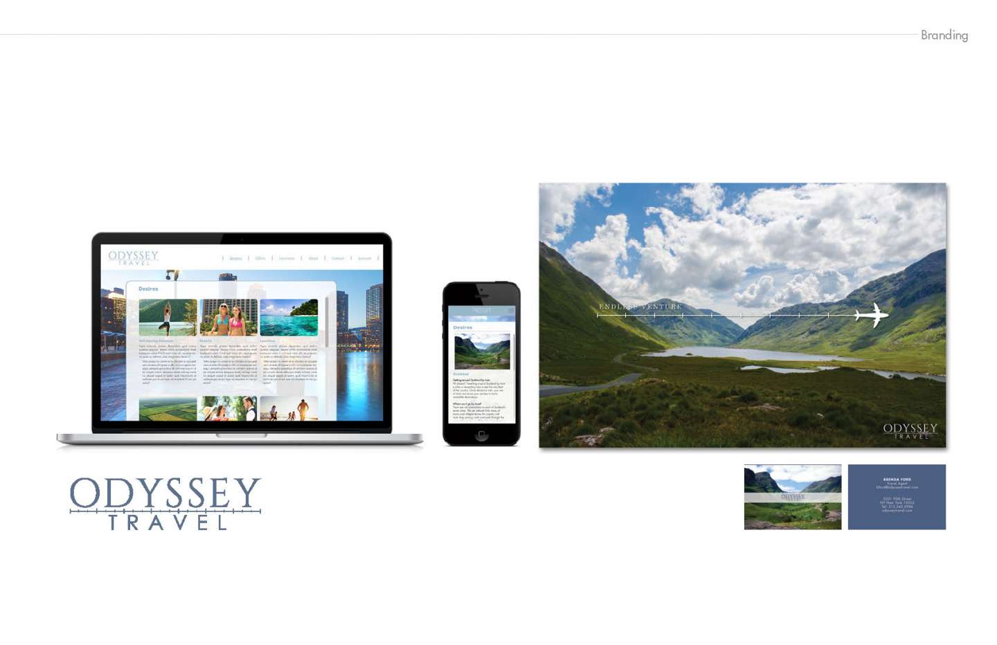 Odyssey Travel Branding