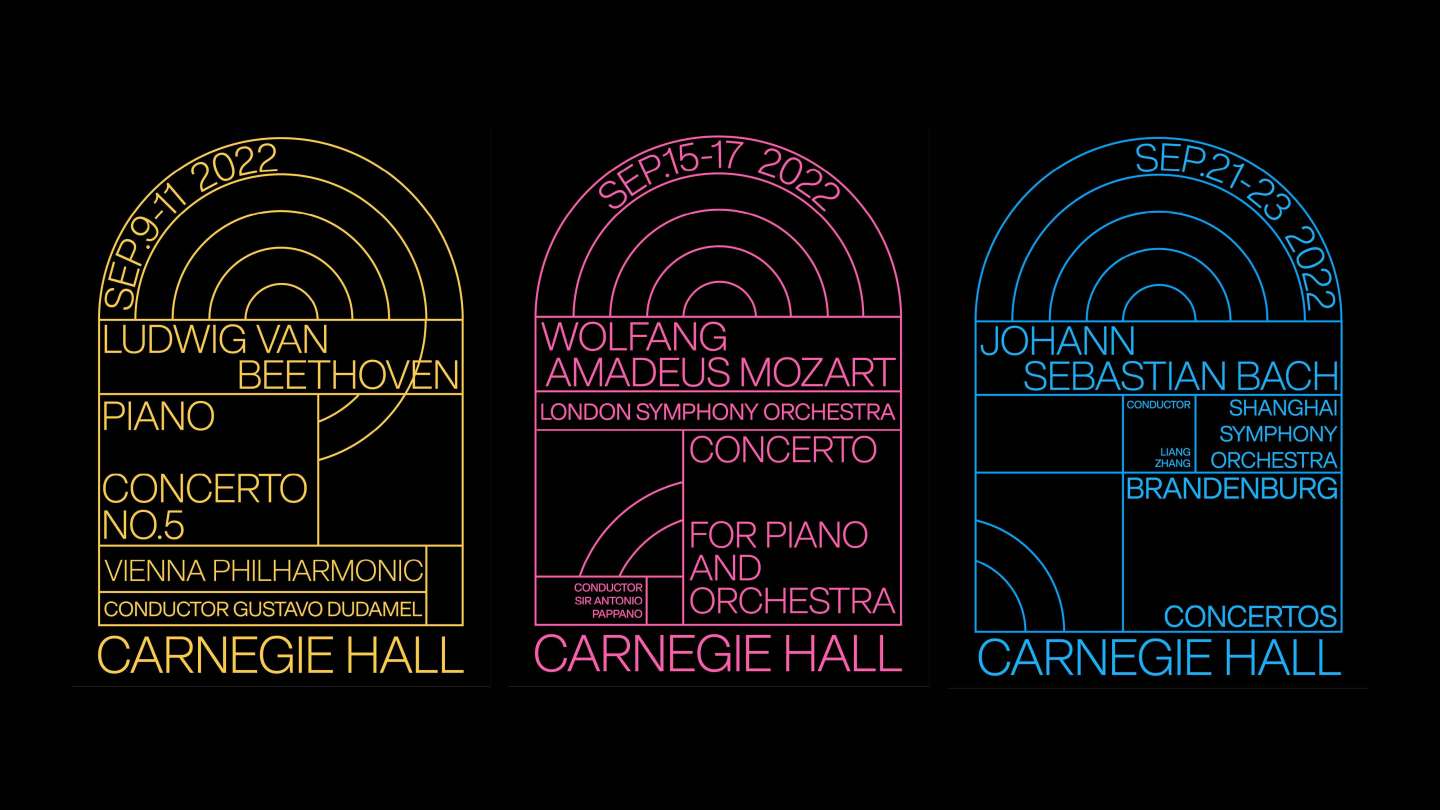Carnegie Hall Concert Posters
