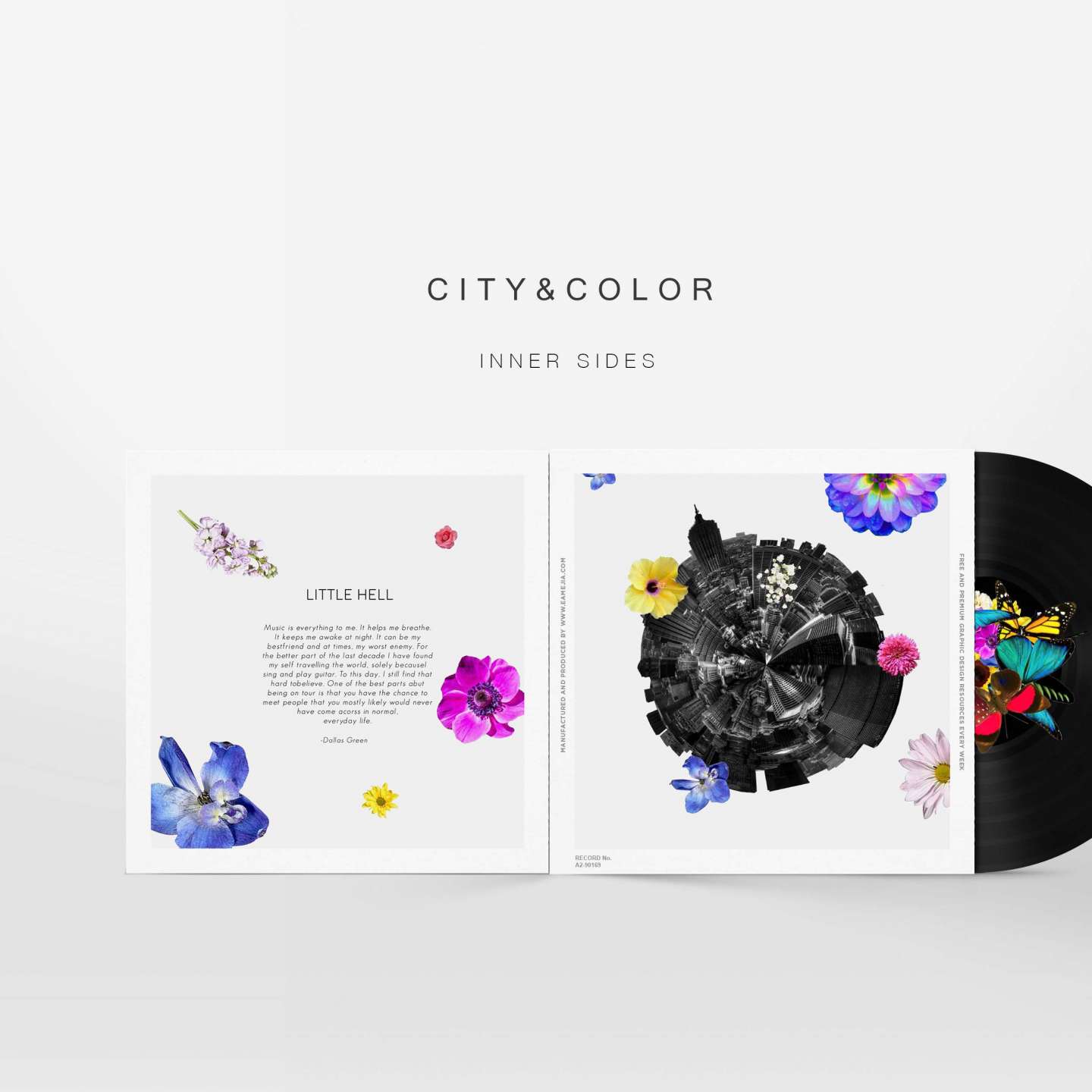 Album Cover Design - Little hell by City & Color