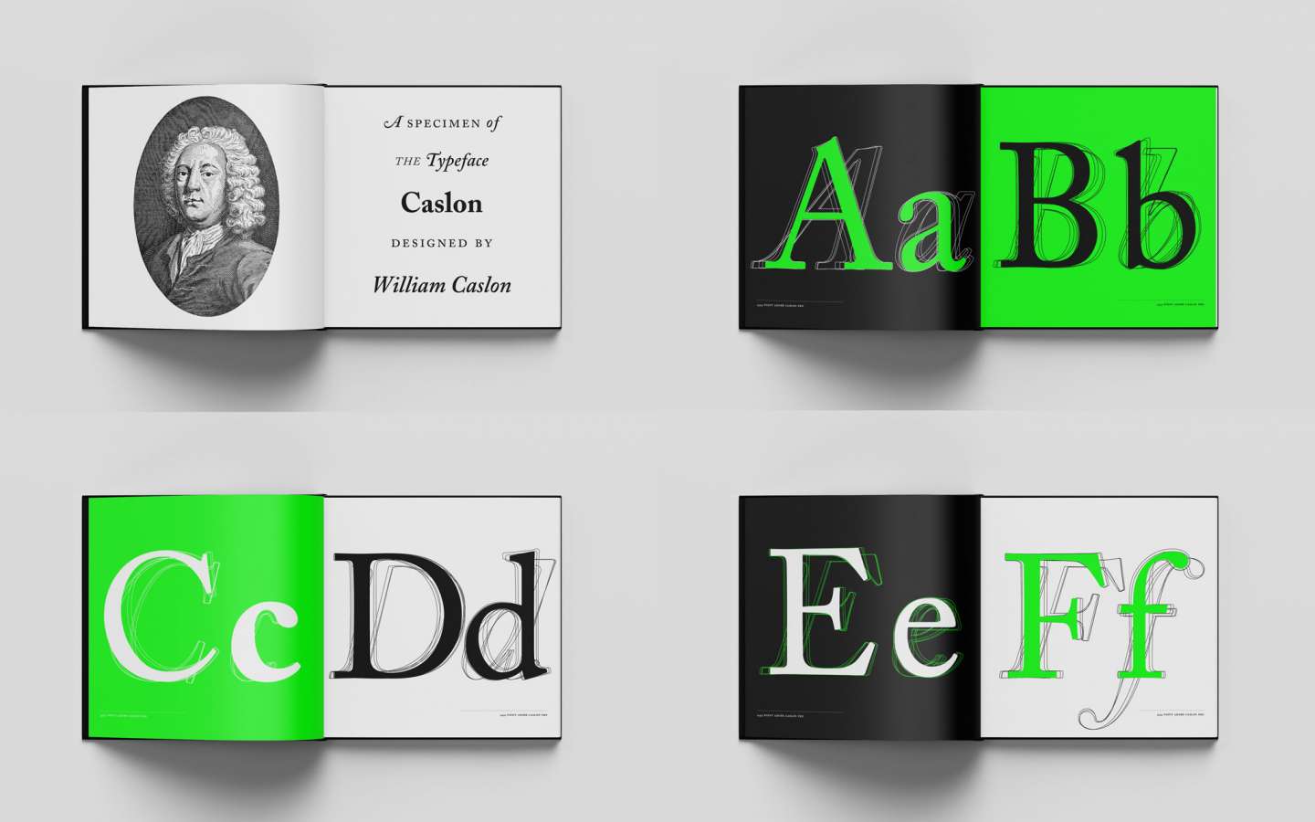 Caslon Typeface Specimen