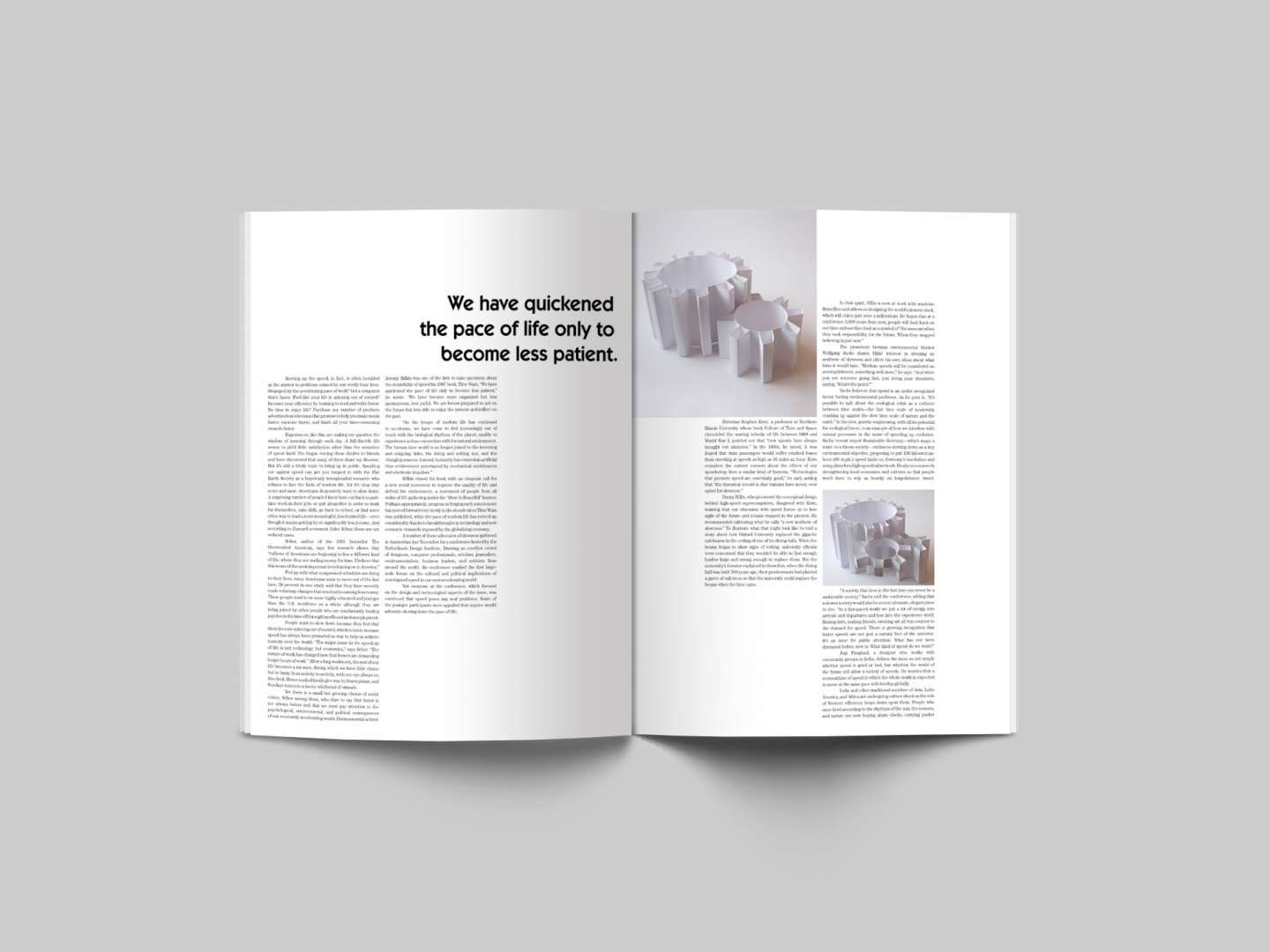OUR Magazine — Editorial design