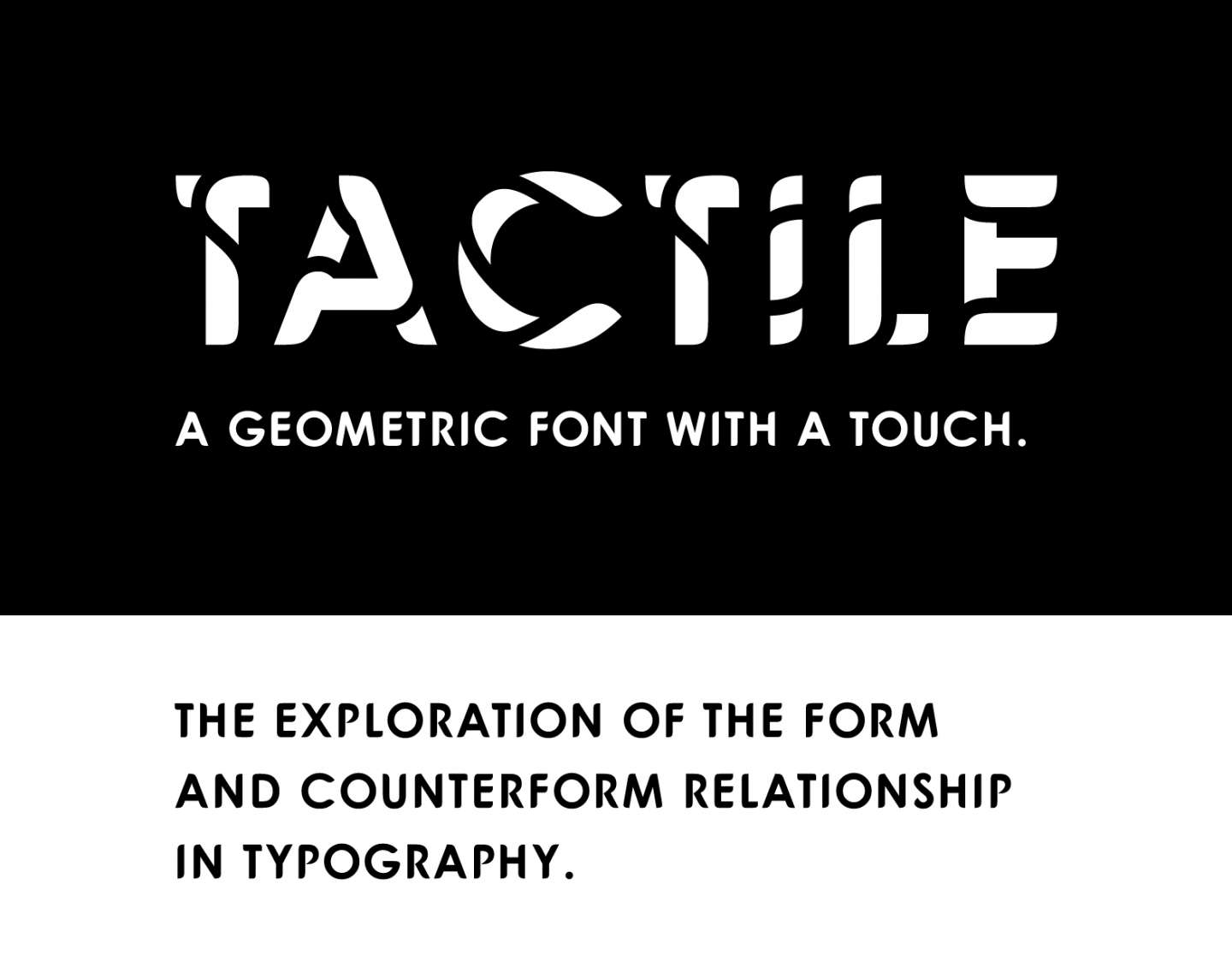 Tactile Typeface