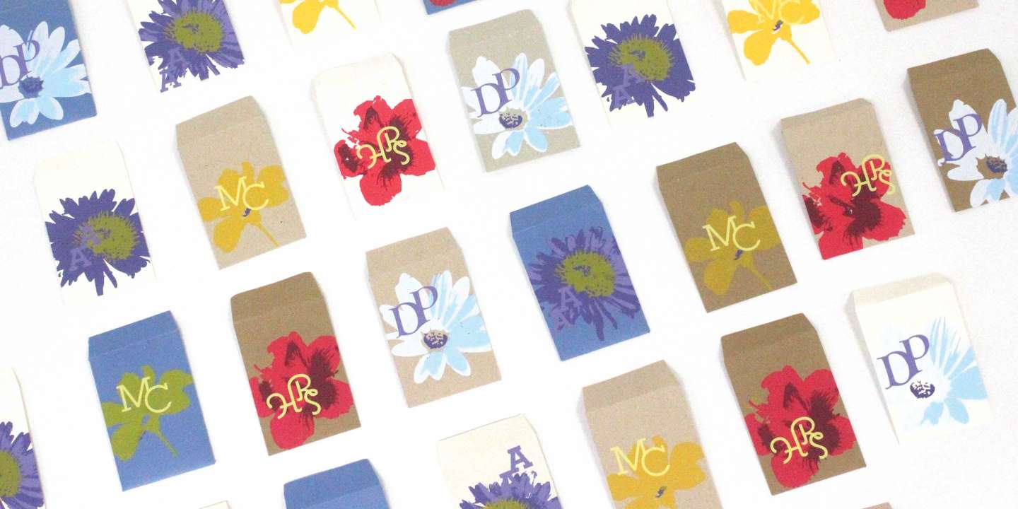 Monogram Seed Packets