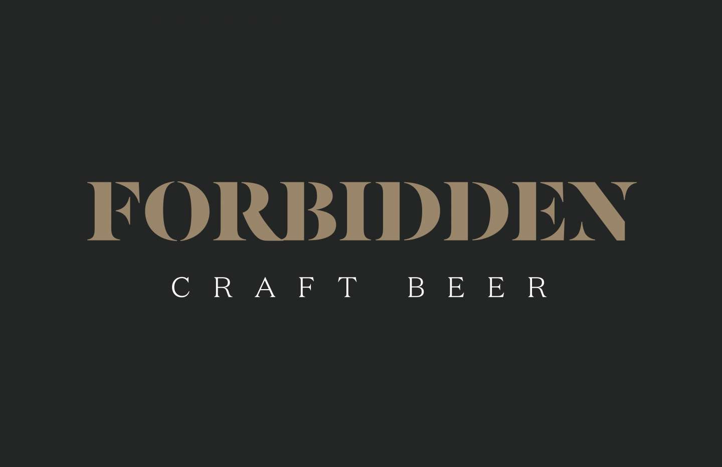 Forbidden Craft Beer