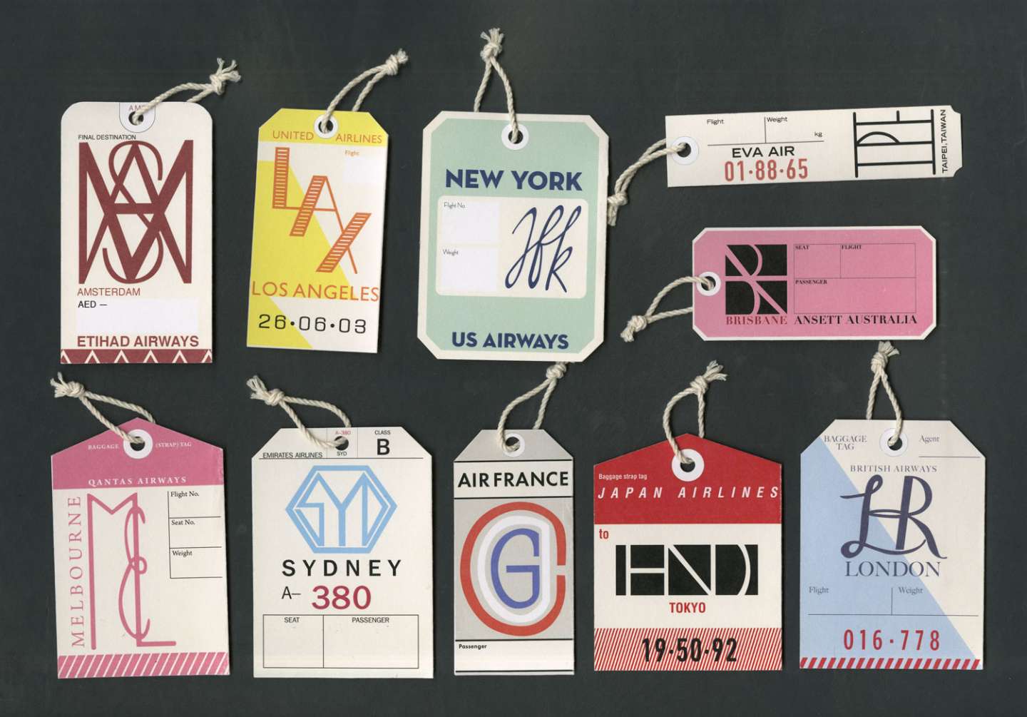 Monogram Luggage Tags