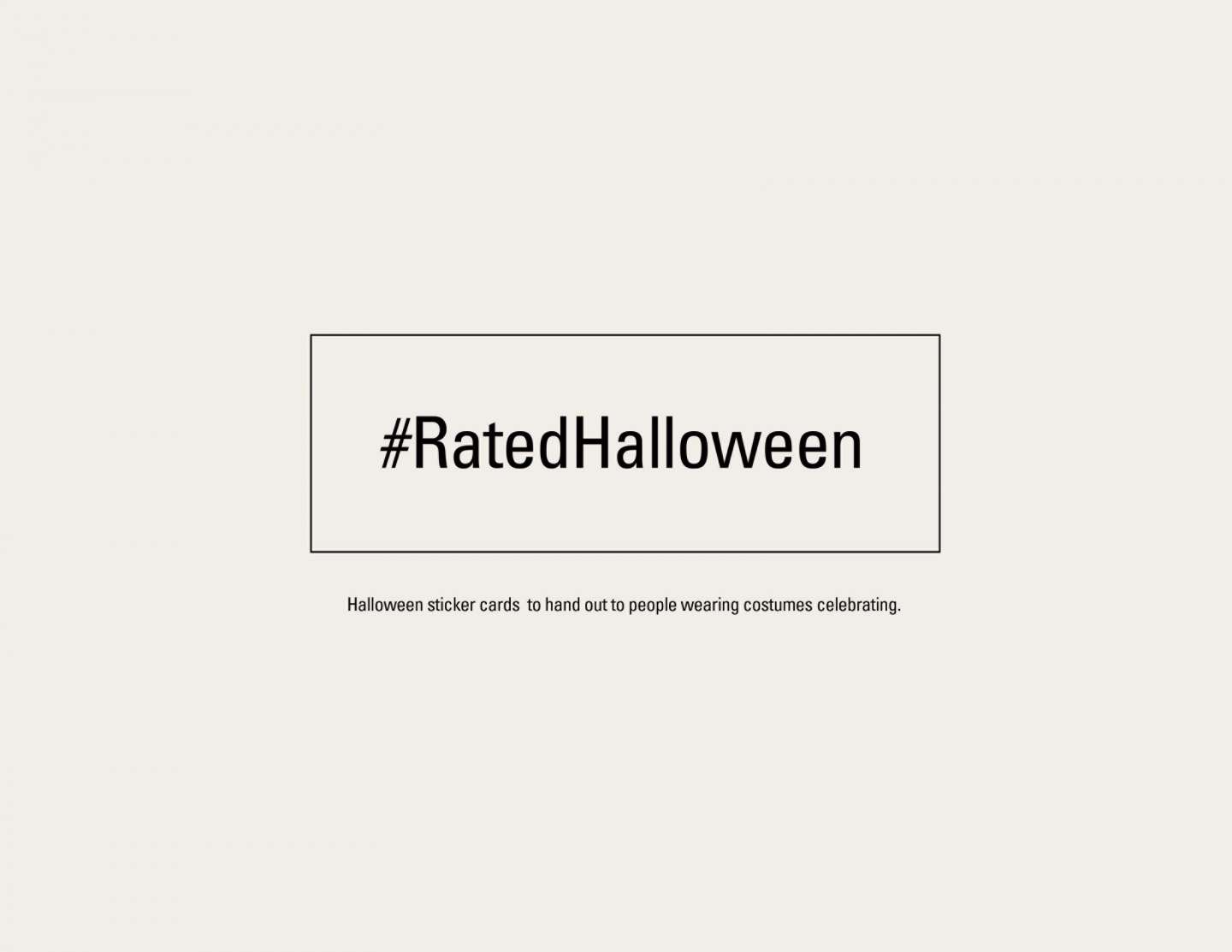 #Rated Halloween