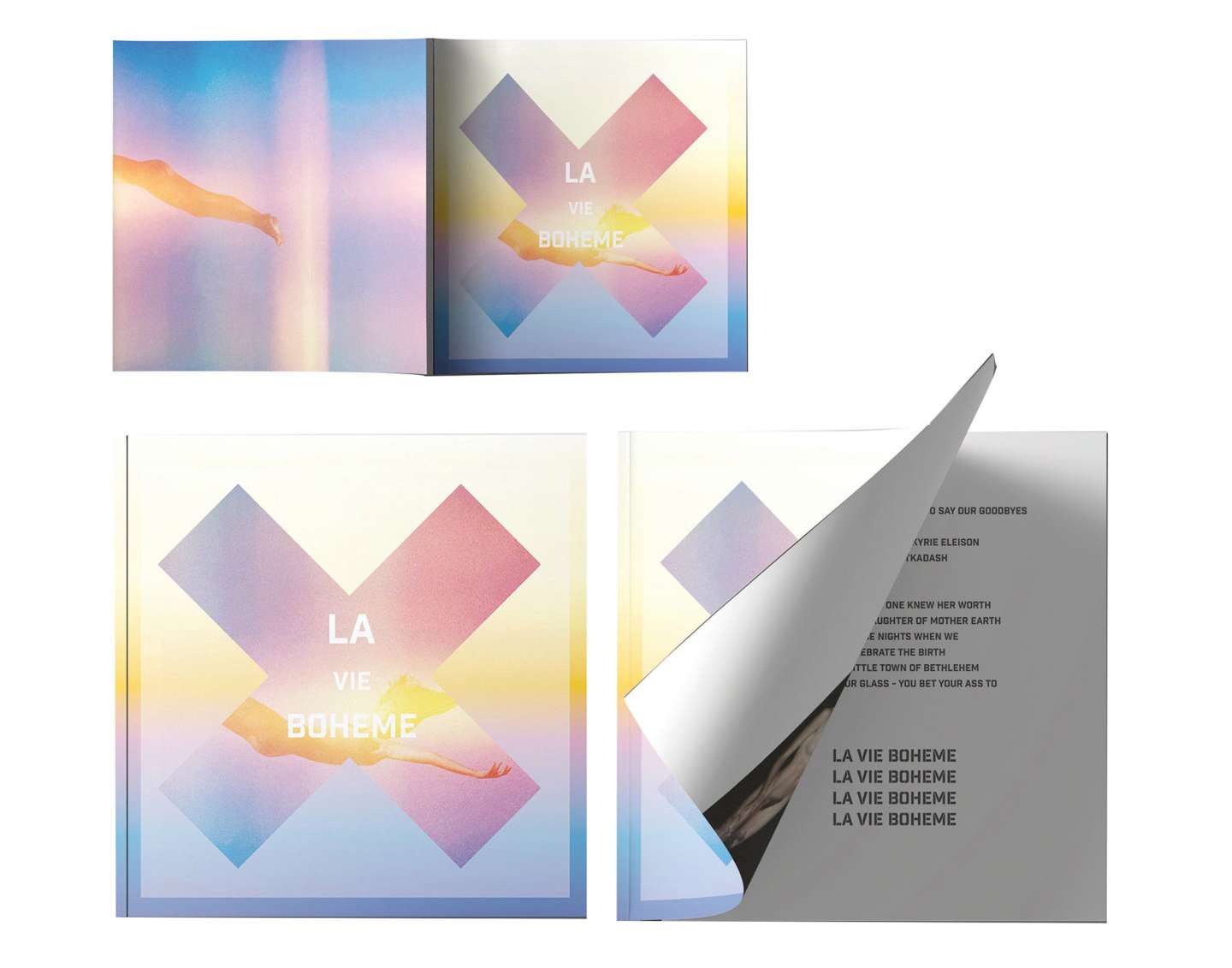 "La Vie Boheme", Brochure Design