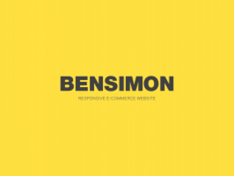 Bensimon Responsive E-commerce Site