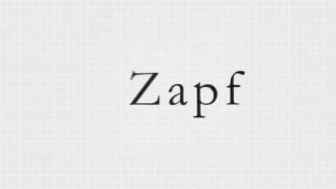 Brief History of Zapfino