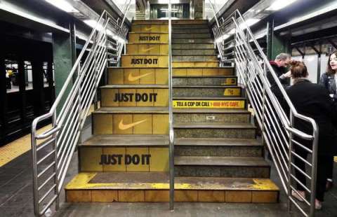 NIKE - Double Height of Stairs