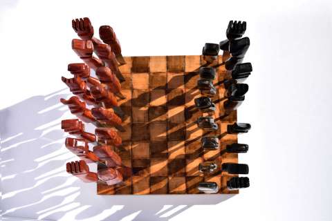 Knife Chess Set