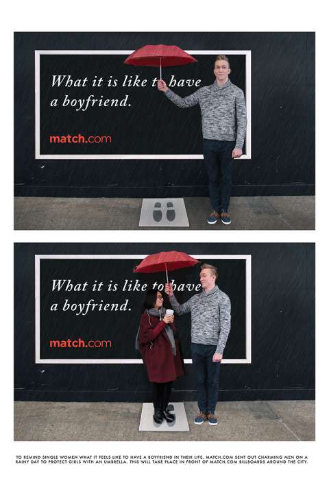Match.com Print campaign + Outdoor Experience 