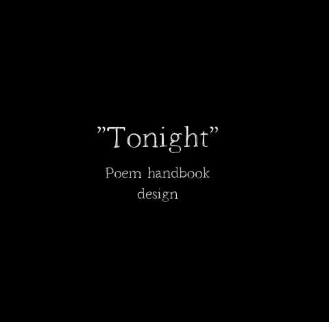 Tonight Poem book