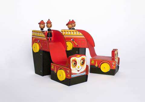 Toy Fire Truck Shoes
