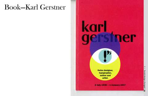 Designer—Karl Gerstner