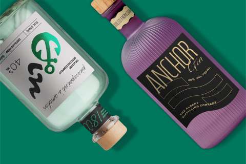 Anchor Gin Packaging