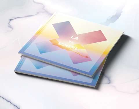 "La Vie Boheme", Brochure Design