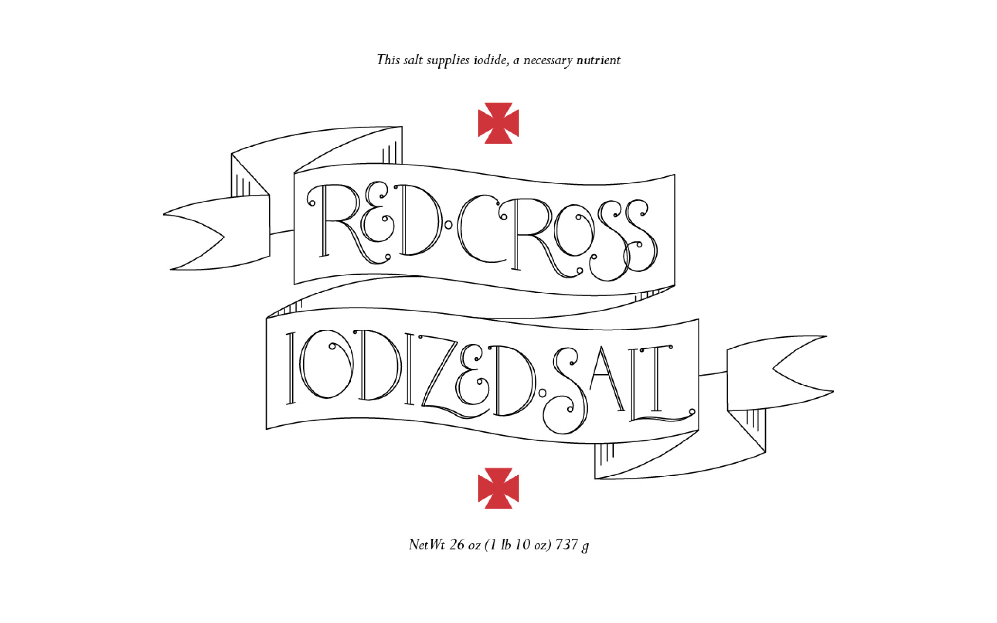 Red Cross Salt By Mollie Washick SVA Design