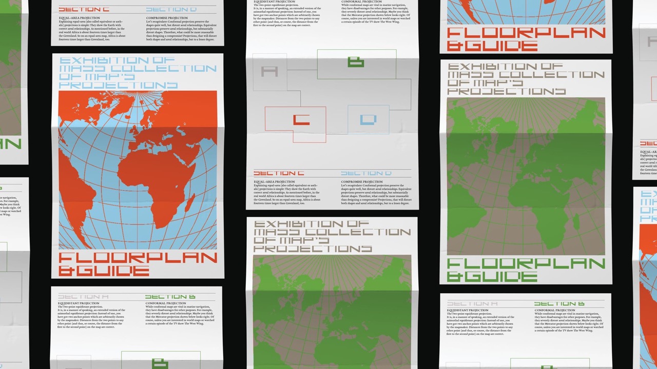 Maps Exhibition Identity By Mason Yin Yi Lin Sva Design