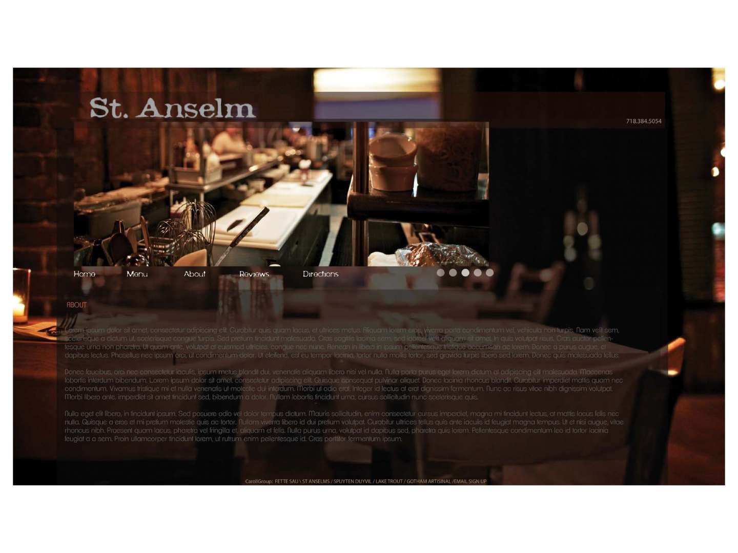 St Anselm Website Design