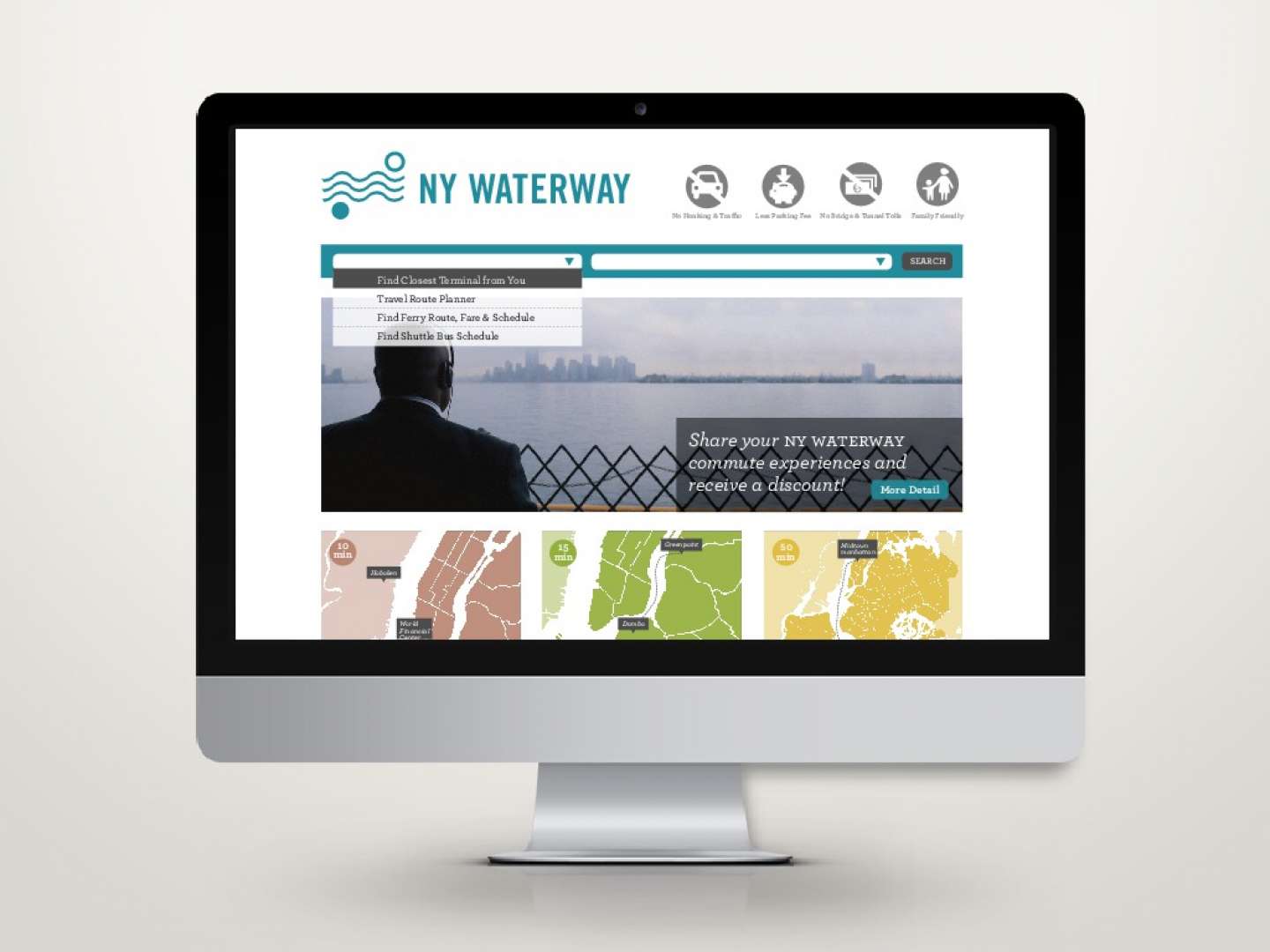 NY Waterway Web Redesign