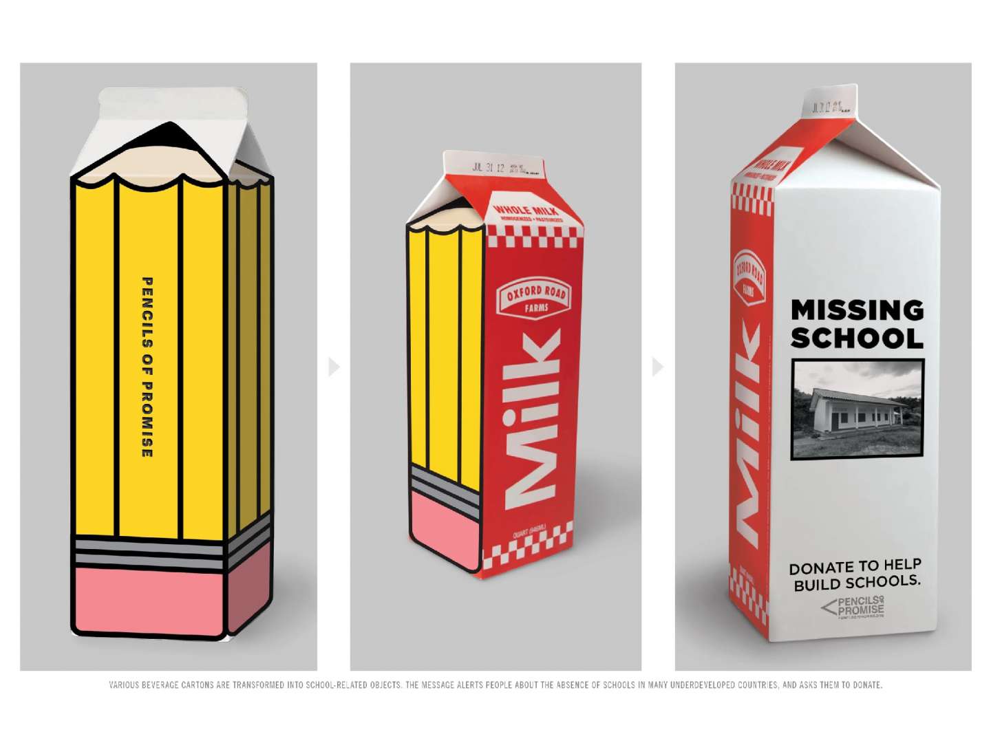 Pencils of Promise: Missing School Drink Cartons