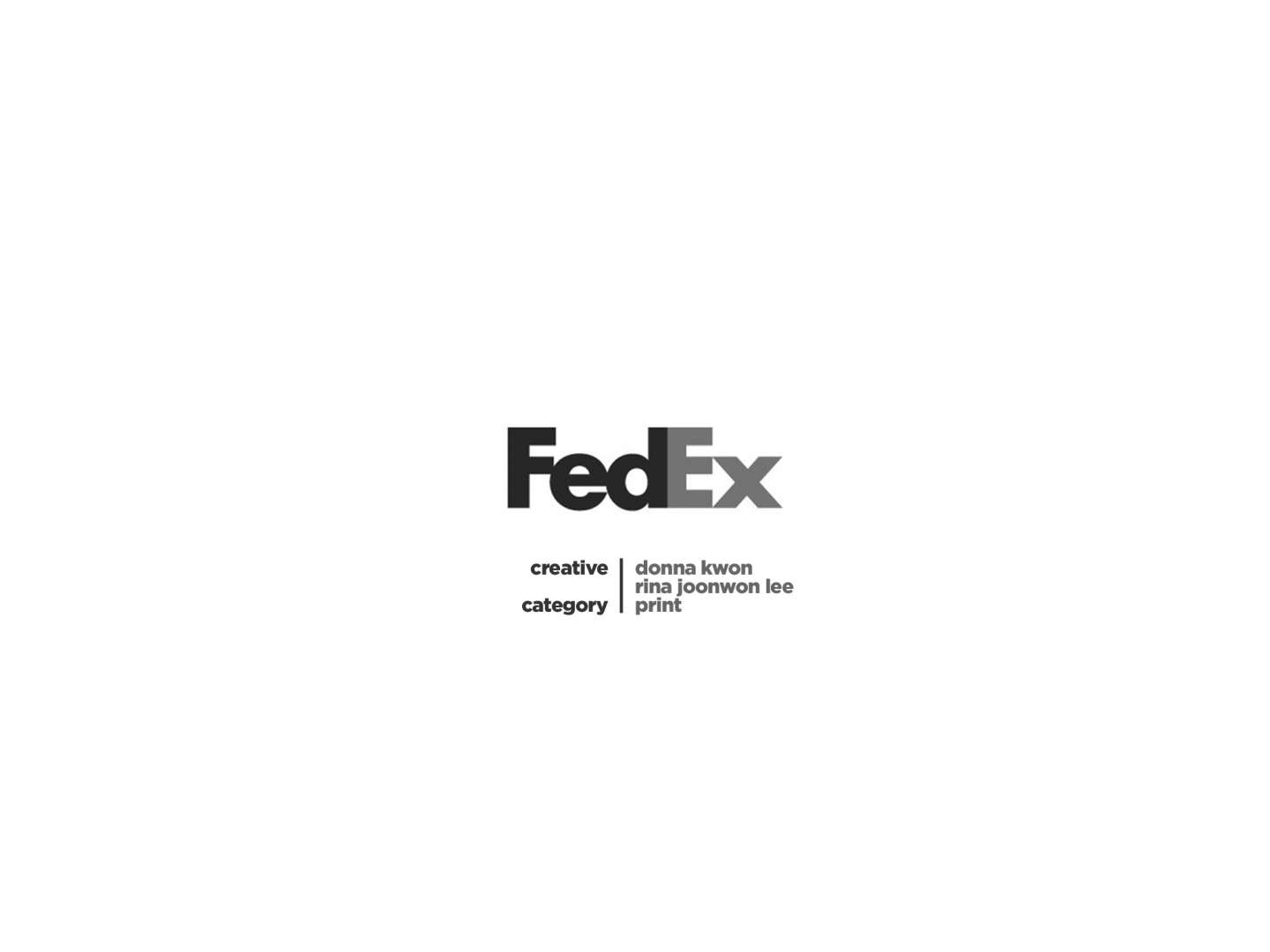 Fedex print campaign